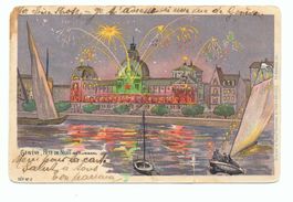 Litho GENÈVE - Fête de Nuit au Kursaal