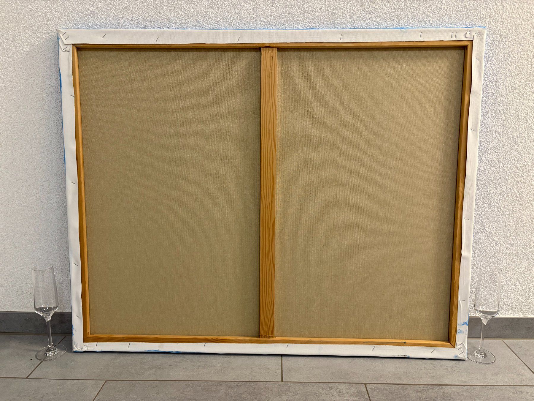 Tableaux: 100cm breitx 80cmhoch Acryl Gemälde blau – D'occasion à Ottenbach par TimelessEmotions. 9