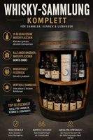 Whiskysammlung mit Fass