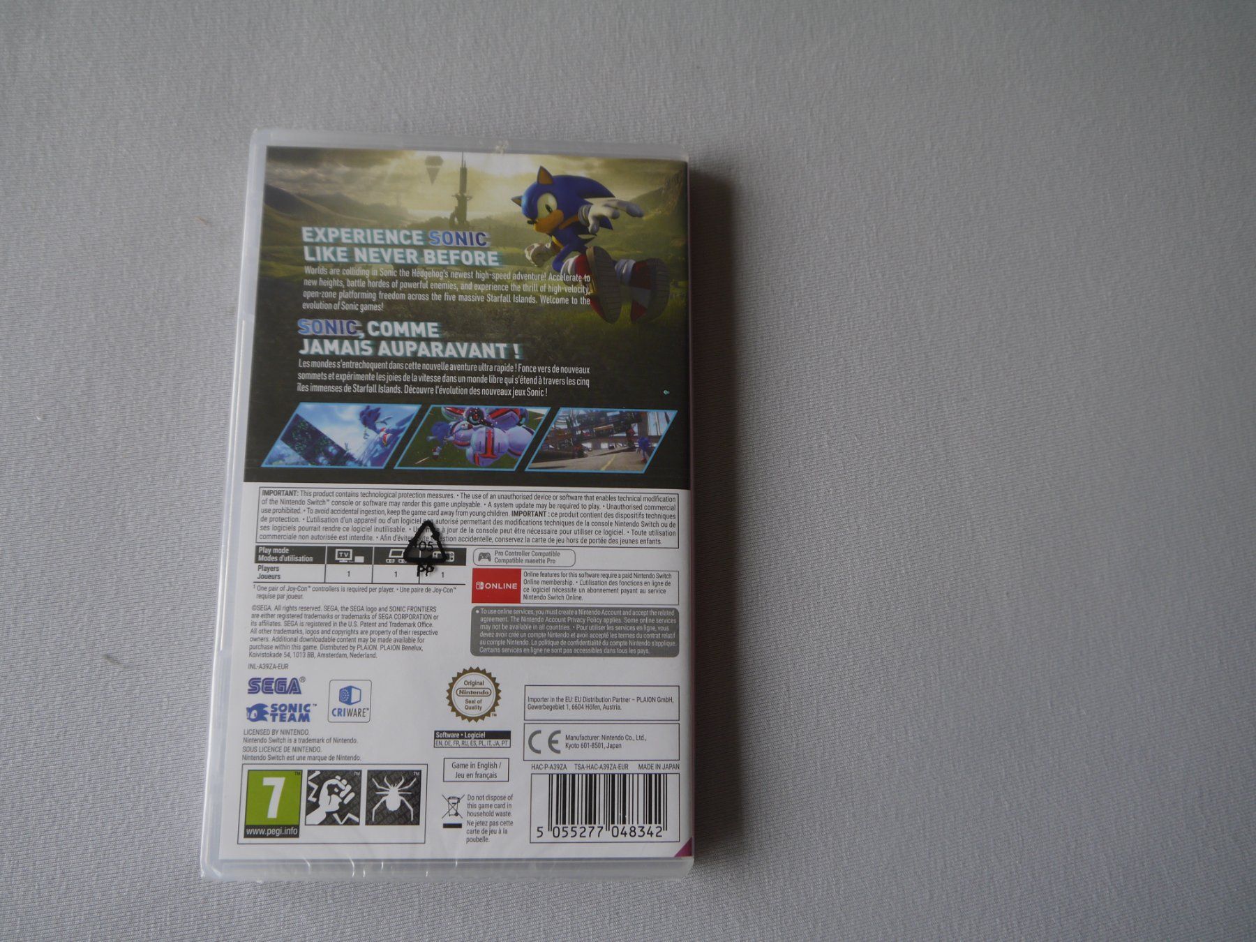 Nintendo Giochi: SONIC FRONTIERS Nintendo SWITCH - neu – Nuovo e nell'imballaggio originale da Hagendorn venduto da Blaf 1