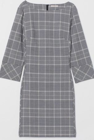 Business H&M Kleid kariert Grösse 36 neuwertig