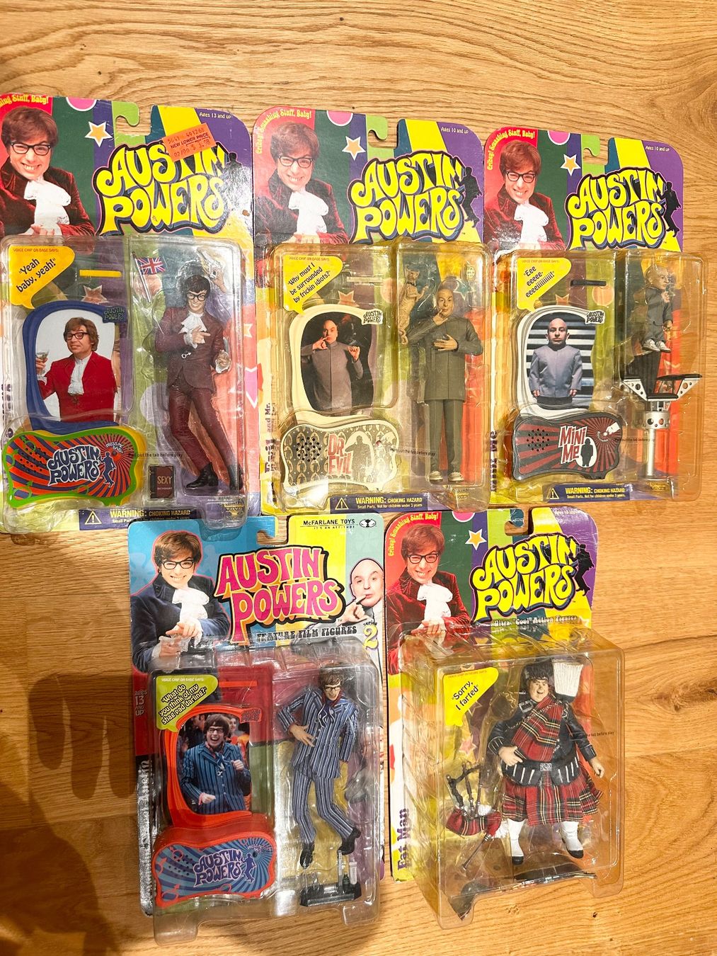 Figuren: Vintage 1999 McFarlane Austin Powers Sammlung rar 90er – Neu und originalverpackt aus Baar von Mic_vL