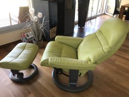 Stressless Sunrise M Sessel und Hocker Topangebot