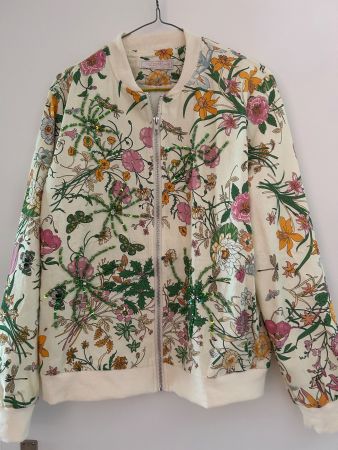 blumige Lily Rose Blouson-Jacke M/L