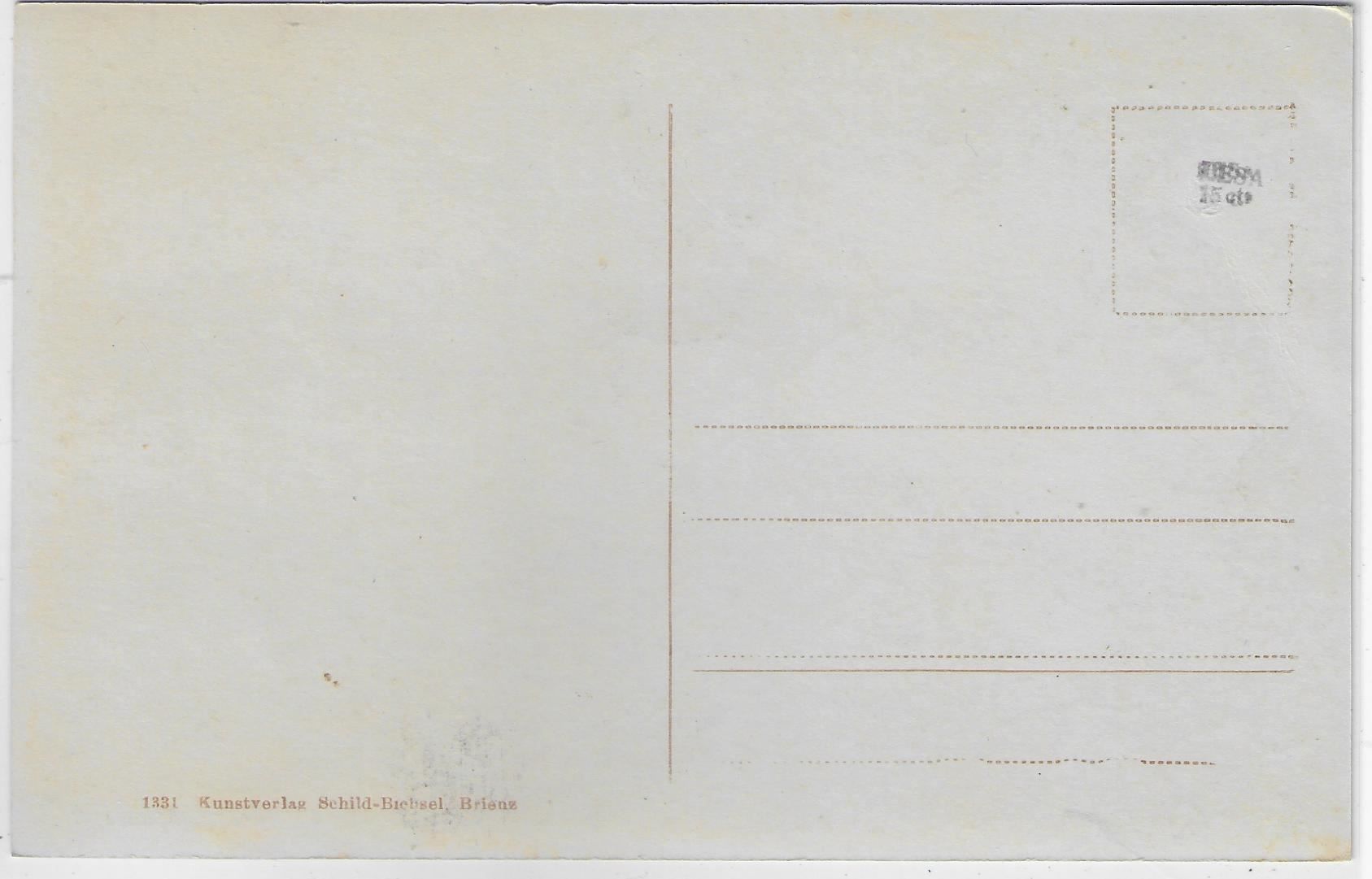 Gravures: Meiringen - Alpbachfälle – Antique à Ettingen par Kartenplanet 1