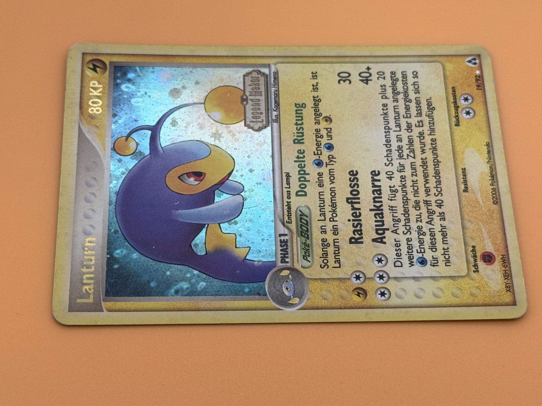 Pokémon Carte collezionabili: Lanturn 19/92 Reverse Holo Pokémon EX Legend Maker – Usato da Uster venduto da Madame_Cards 3