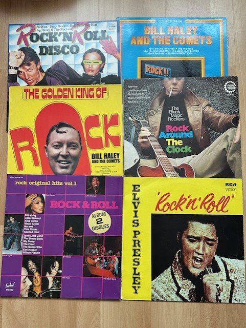 Schallplatten: 7 vinyles style "Rock'n'roll" – Gebraucht aus Colombier NE von chippie09