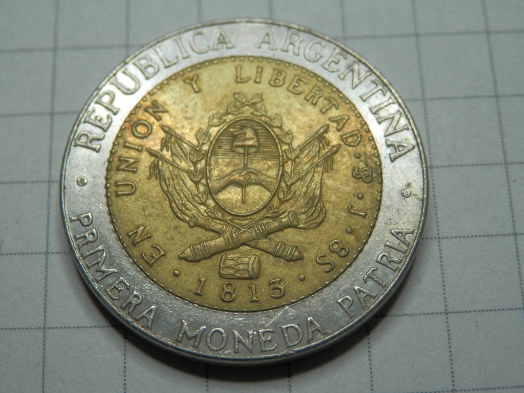 Tutti le monete: Argentinien  1 Peso, 2010 – Usato da Weiach venduto da weiach81 1