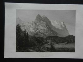 Wellhorn Wetterhorn Rosenlaui