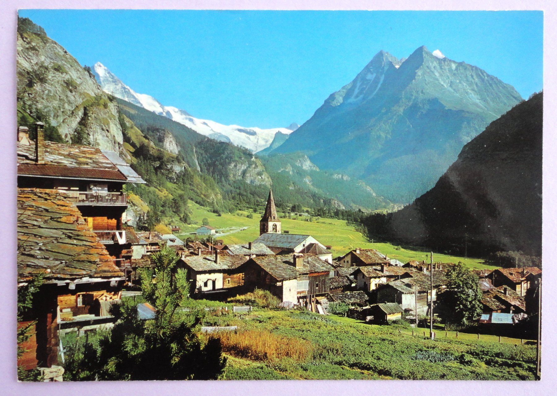 Cartoline postali: Evolène 1371 m, Val d'Hérens – Usato da Fétigny venduto da Billy2miny