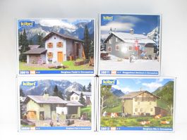 Kibri H0 38809-38812 Berghäuser in Grevasalvas 4er-Set