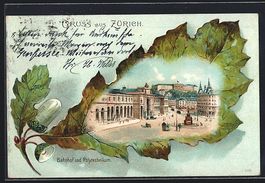 Passepartout-Lithographie Zürich, Bahnh