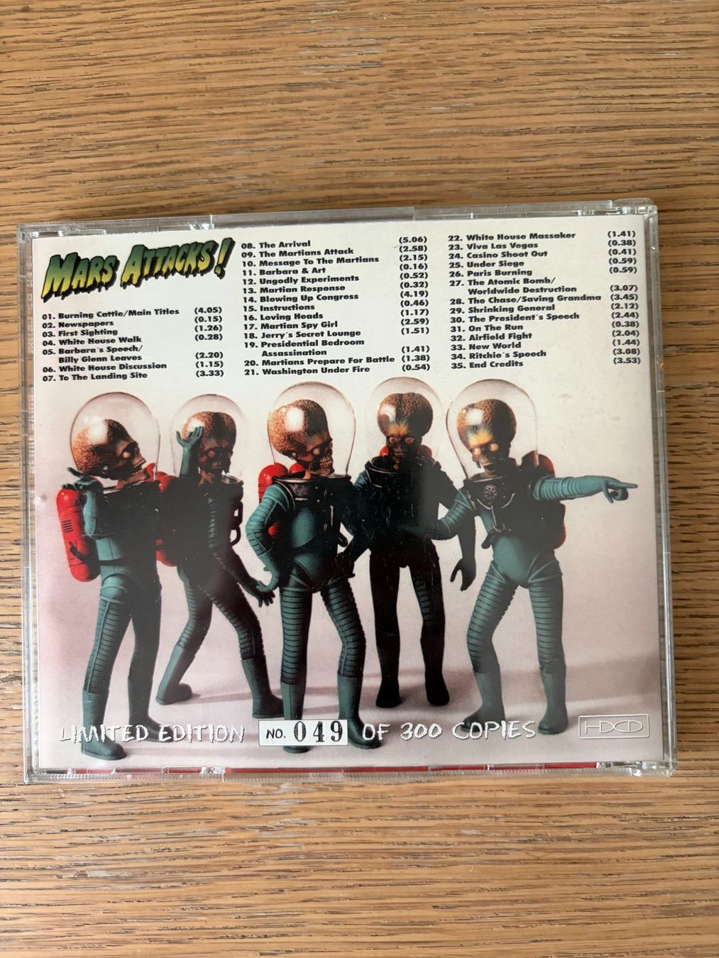 CDs: CD MARS ATTACKS THE COMPLETE SCORE ! RARE ! – Gebraucht aus Geneve von tigre69 1