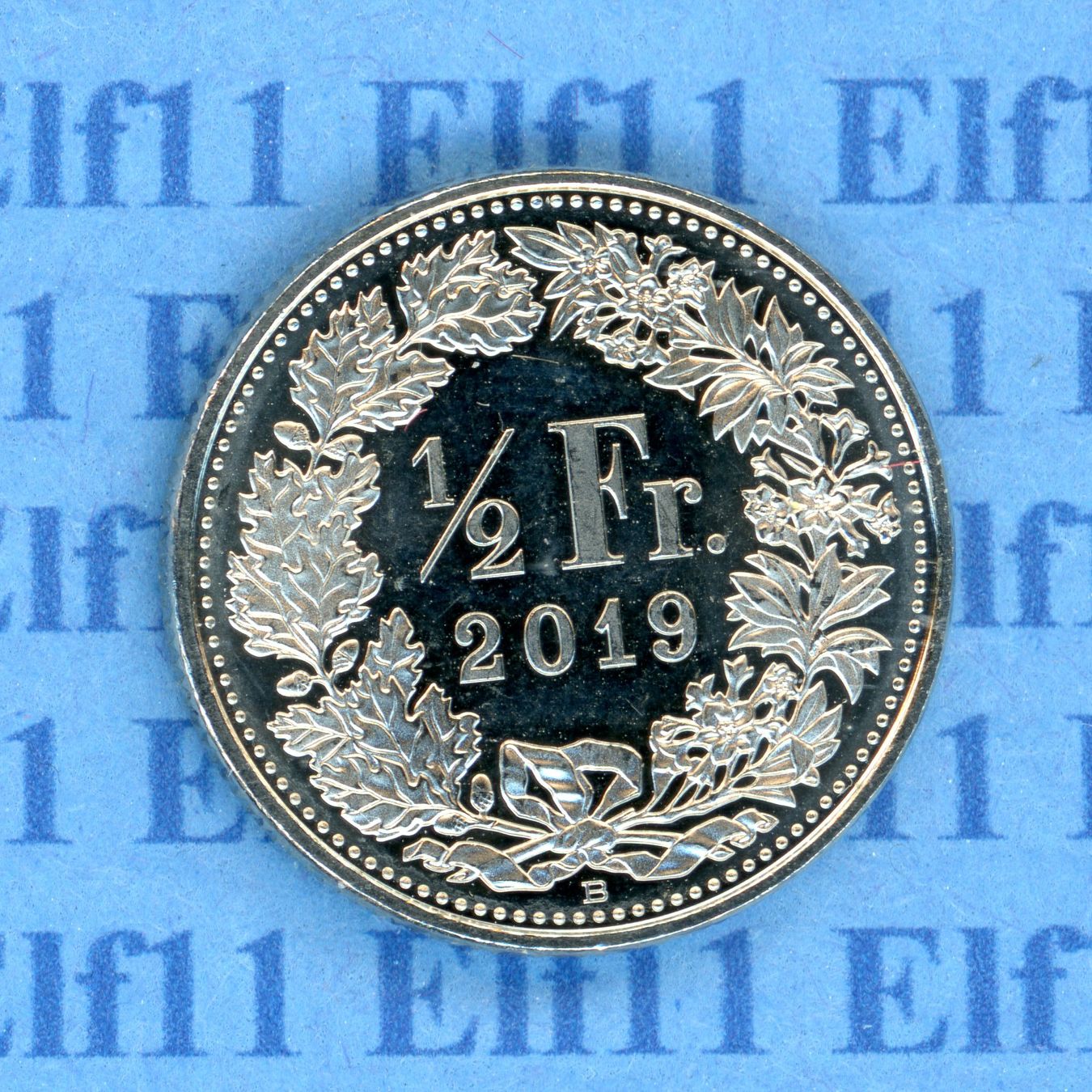 Tutti le monete: CHF___0.50 2019 -unz 50 Rappen – Usato da Widnau venduto da Elf11
