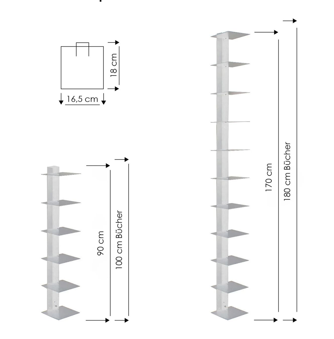 Sonstige Dekorationen & Accessoires: Haseform Bücherturm 90cm – Gebraucht aus Winterthur von nic_8g5h 1