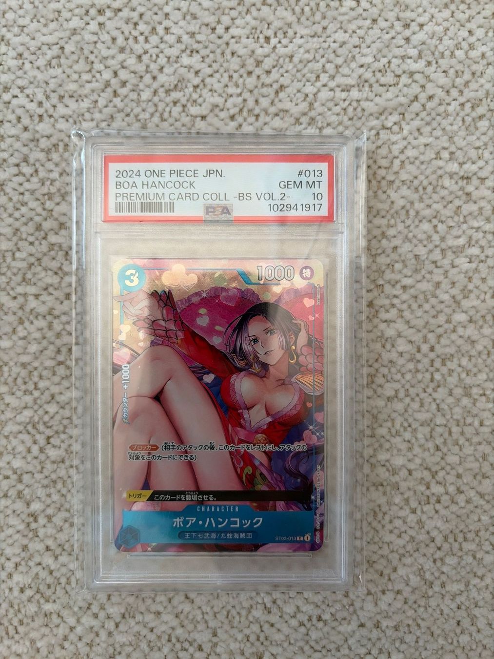 Bandai Carte collezionabili: PSA 10 Boa Hancock ST03-013 C One Piece – Nuovo e nell'imballaggio originale da Monte Carasso venduto da vendointicino