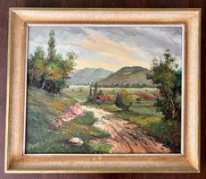 Ölgemälde "Landschaft" signiert