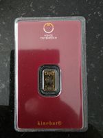 Goldbarren 1g Kinebar Österreich 999.9 in Verpackung