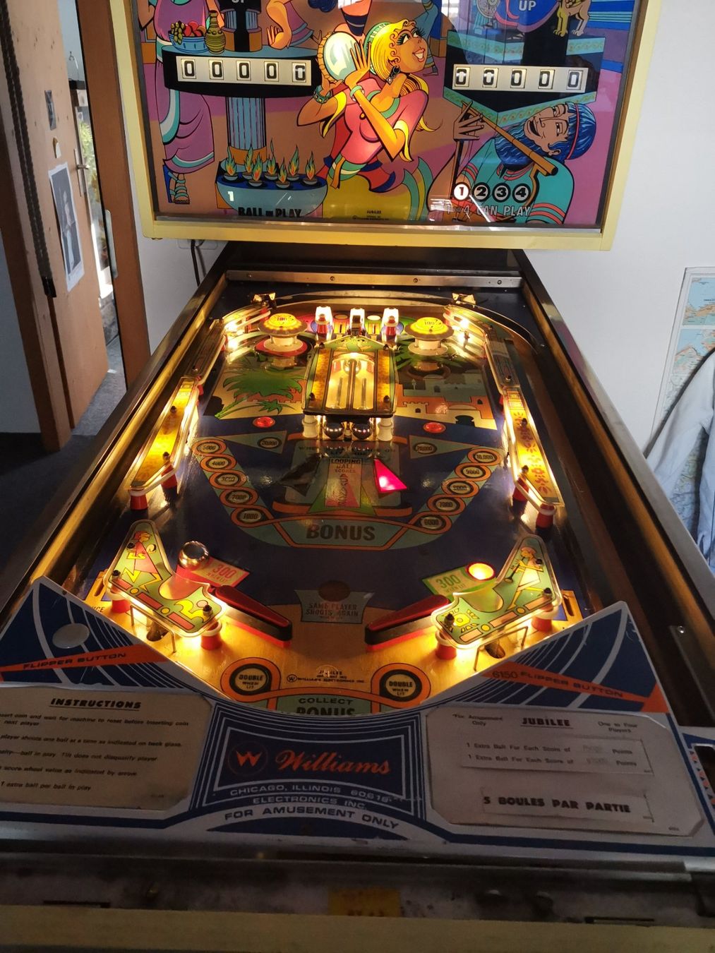 Williams Flipper: FLIPPERKASTEN WILLIAMS JUBILEE – Usato da Rüthi (Rheintal) venduto da Chevy66 4