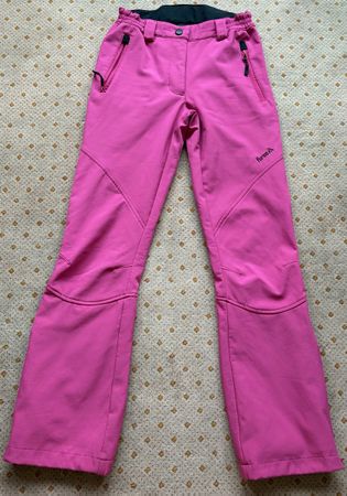 Furox Damen Softshell Skihose Pink XS/S – Winterhose Outdoor