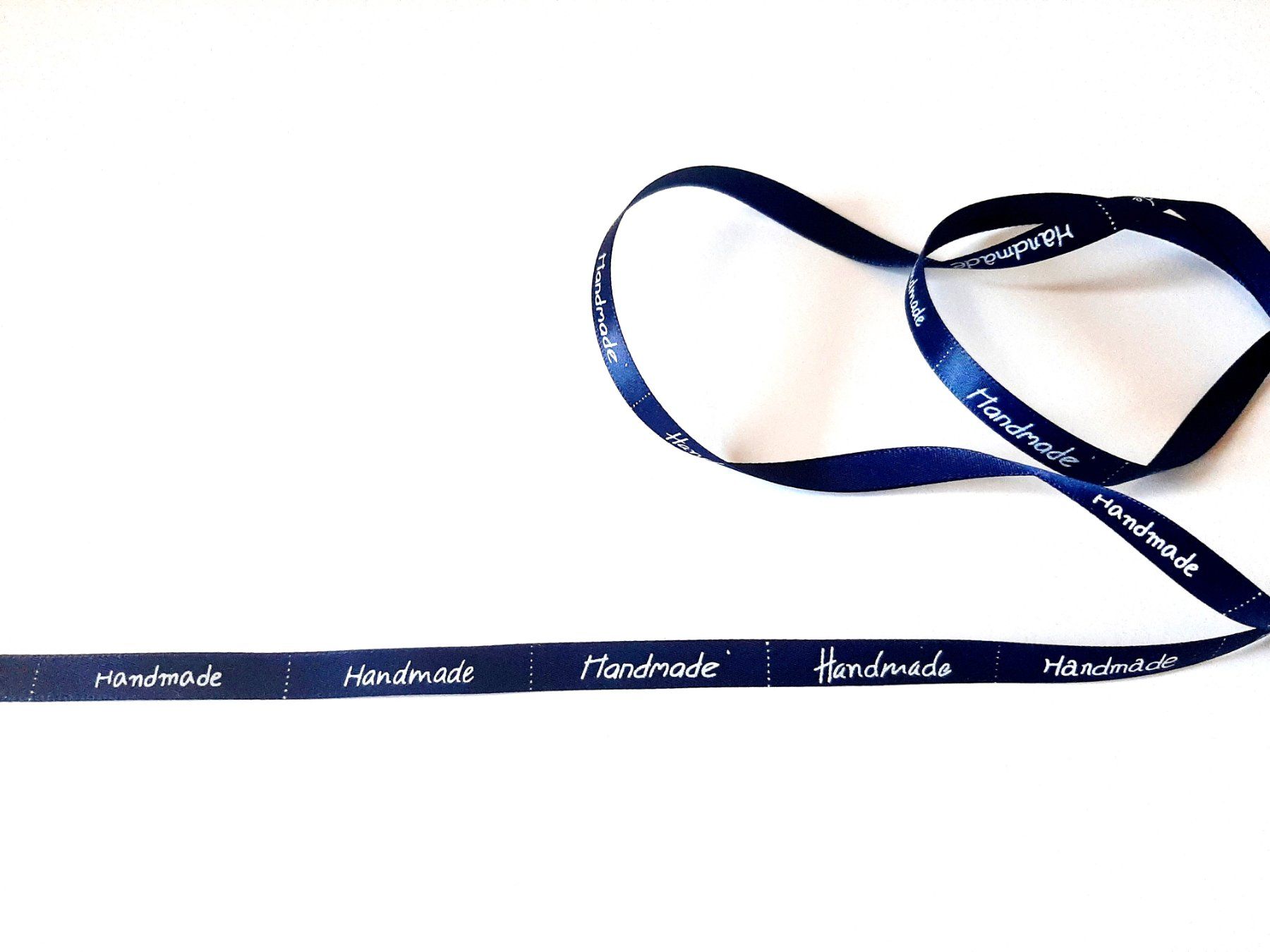 Dekobänder: 5m Satinband Handmade dunkelblau neu – Neu (gemäss Beschreibung) aus Flaach von maj_w_