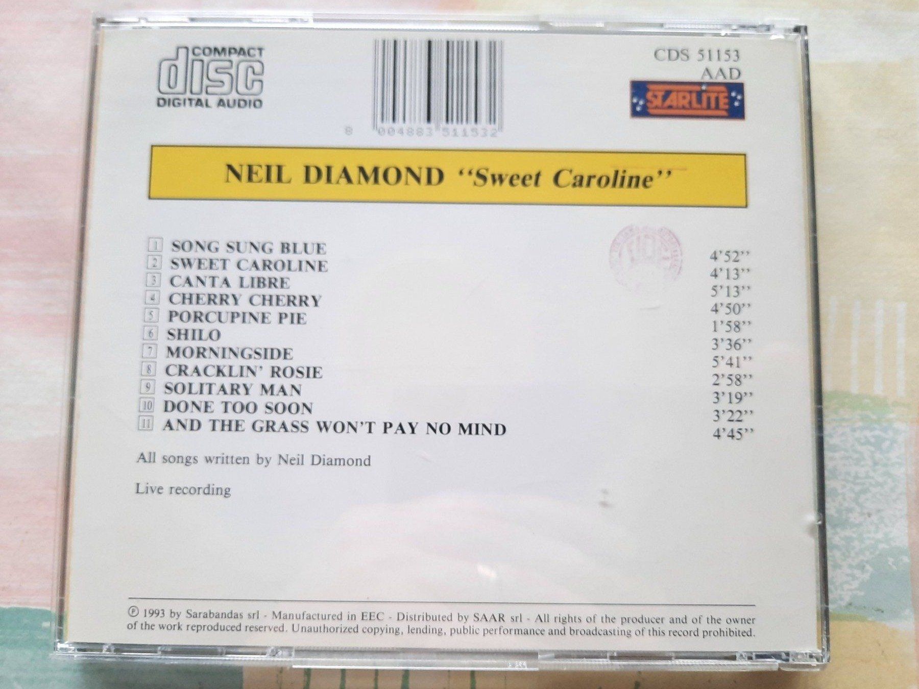 CDs: Cd Neil Diamond " Sweet Caroline " – Gebraucht aus Pully von bro_n52j 2