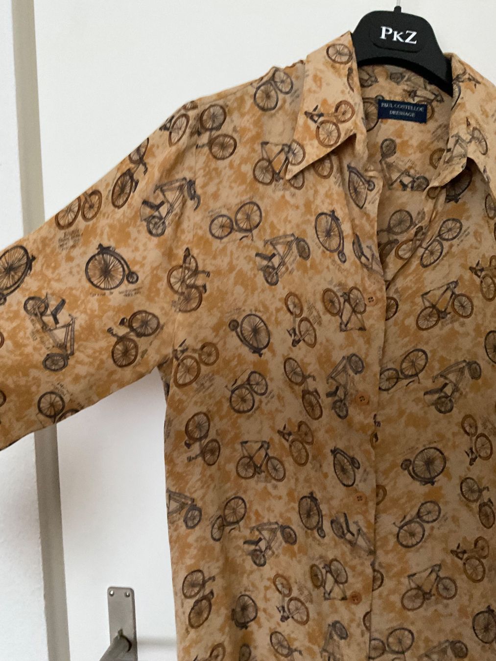 Blusen: Paul Costelloe 100% Seiden Bluse Gr 38 Veloprint Longbluse – Gebraucht aus Urdorf von alda02 3