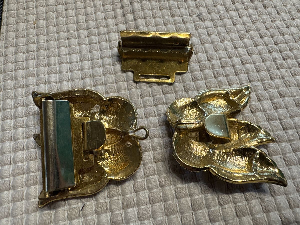 Fibbie per cinture: Gürtelschnalle mit Strass – Usato da Rümlang venduto da euqinom16 2
