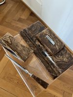Vintage Marmor Schreibtisch Set, Füllhalter