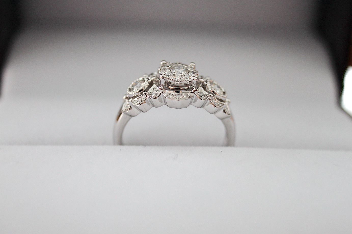 Anelli: Stillvoller Diamanten Ring – Nuovo e nell'imballaggio originale da Sarnen venduto da Yingsperlen1 3