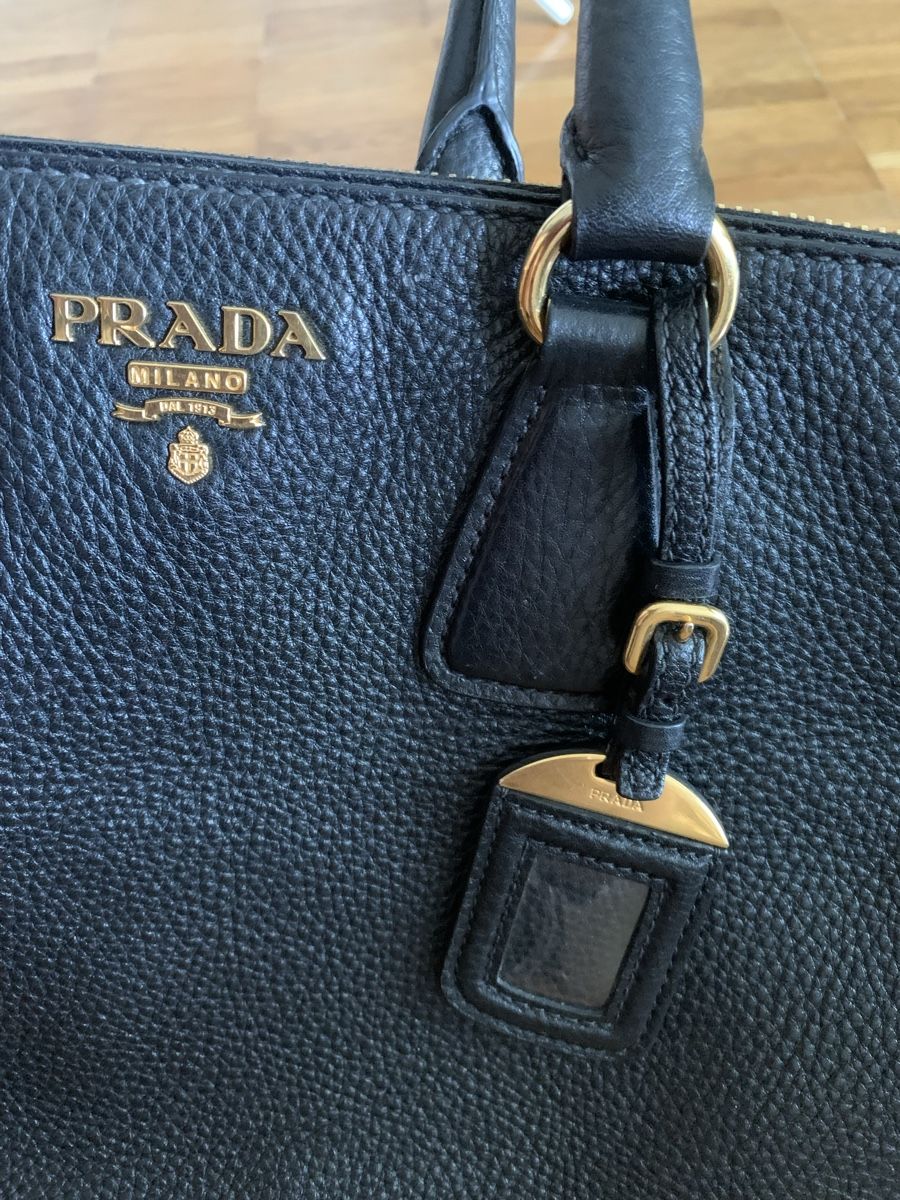 Borse da donna: Prada leder tasche schwarz – Usato da Zürich venduto da Nikuska32 1