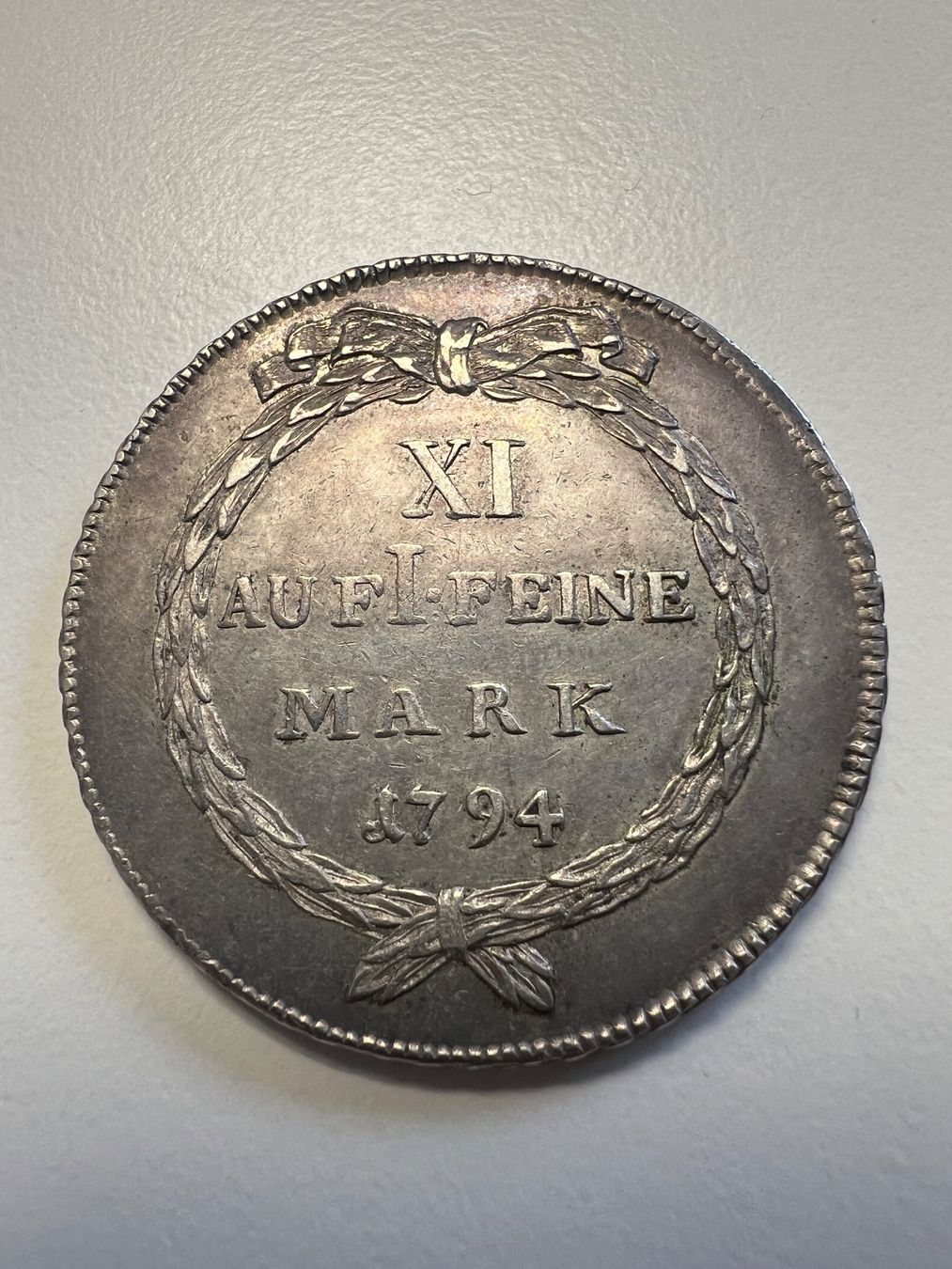 Tutti le monete: Zürich Taler 1794 – Usato da Schaffhausen venduto da schatzkiste69 1