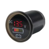 DC Digital Voltmeter LED Batterieanzeige 12V / 24V