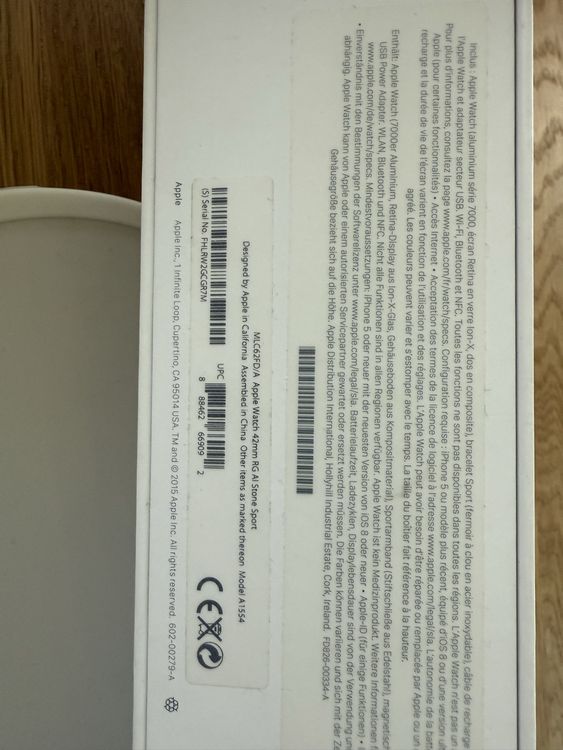 Apple Smartwatch: Apple Watch 42 mm Serie 1 – D'occasion à Selzach par TiffanysSO 2