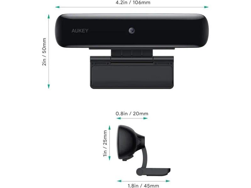 Aukey Webcam: AUKEY Webcam PC-W1 1080p 2MP – Nuovo e nell'imballaggio originale da Oberkulm venduto da Cobol 3