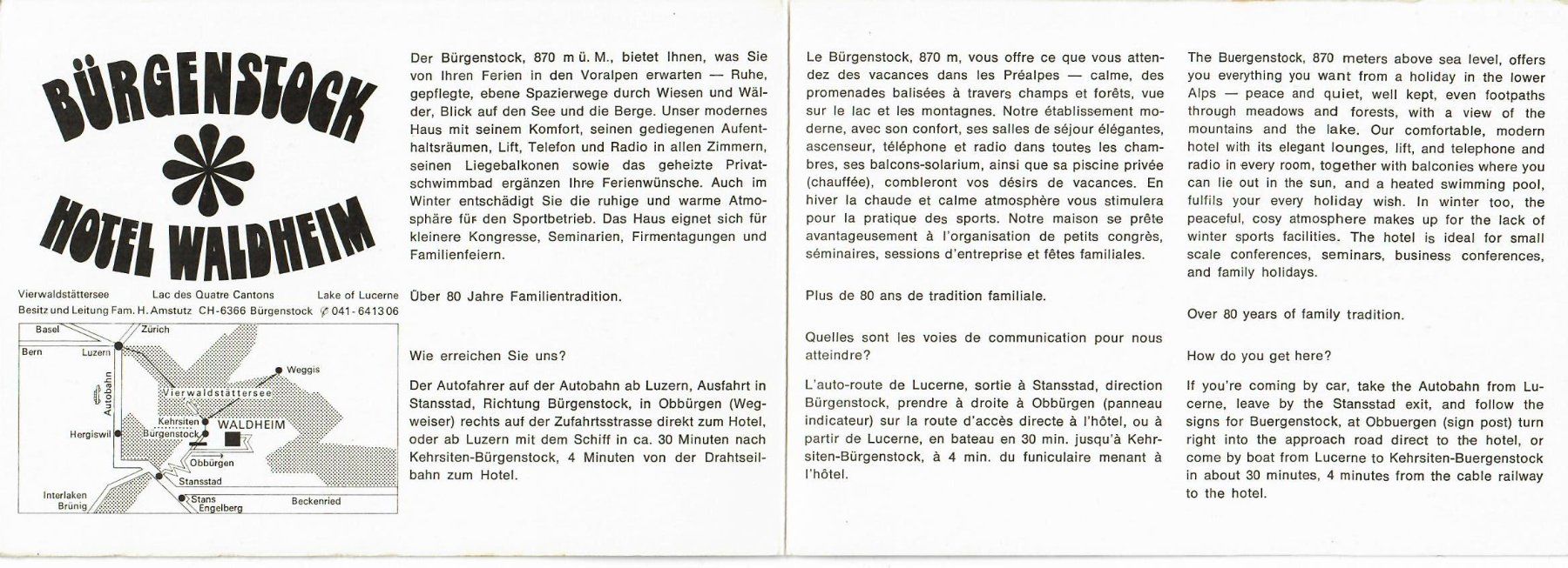 Cartoline postali: Bürgenstock Hotel Waldheim – Usato da Hochdorf venduto da Ziegel-16 1