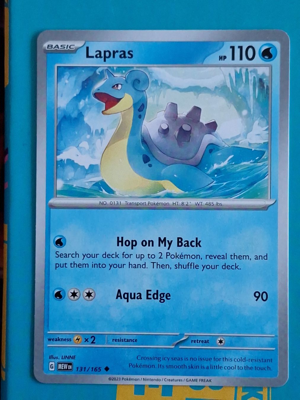 Pokémon Carte collezionabili: Lapras - Pokemon Mew 151 – Usato da Altstätten SG venduto da GGsGameshop
