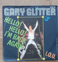 Gary Glitter Hello Hello I'm Back Again Vinyl 7 Zoll