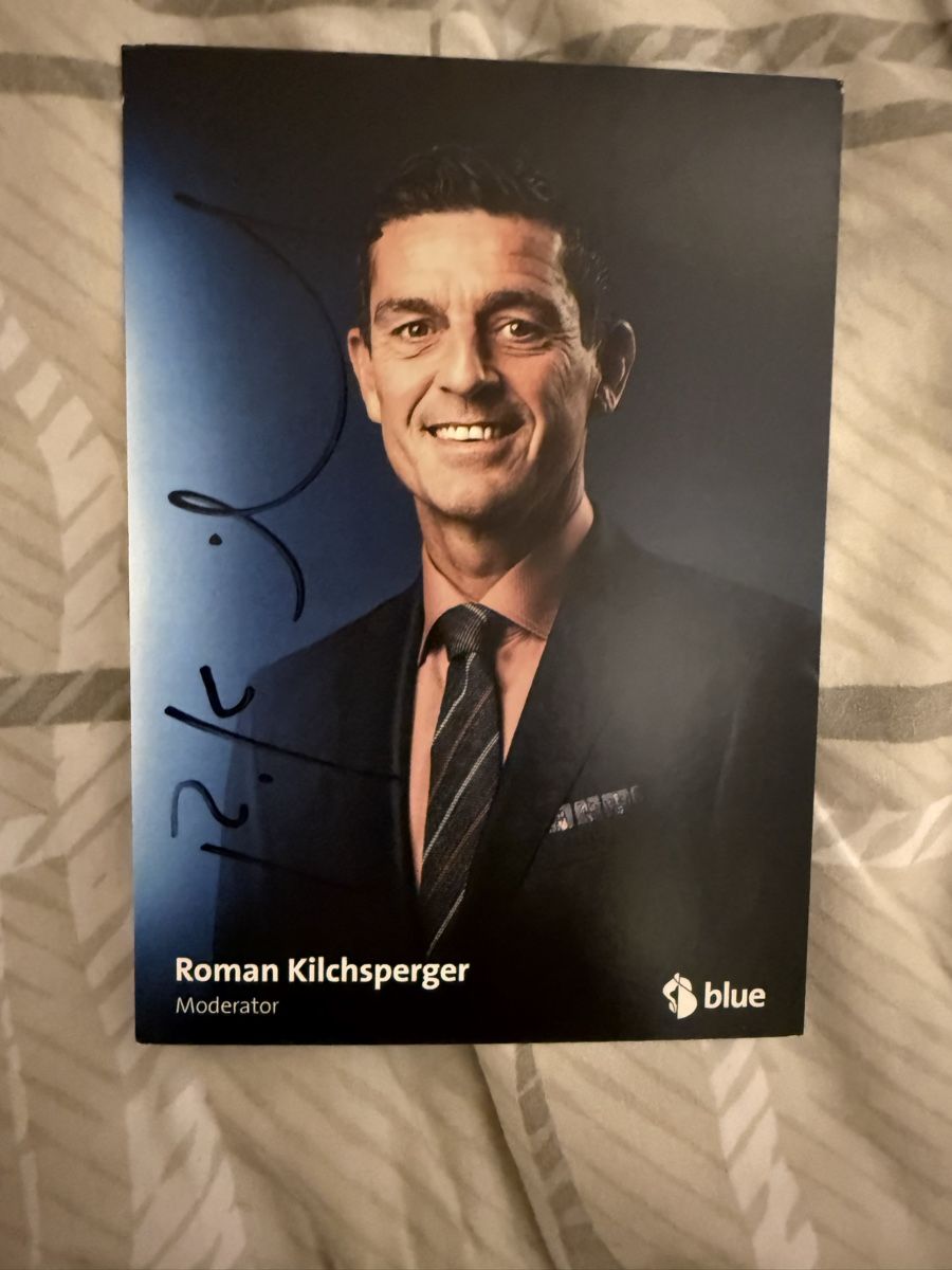 Autografi: Autogramm Roman Kilchsperger Moderator mit Unterschrift – Usato da Rüschlikon venduto da andi_841