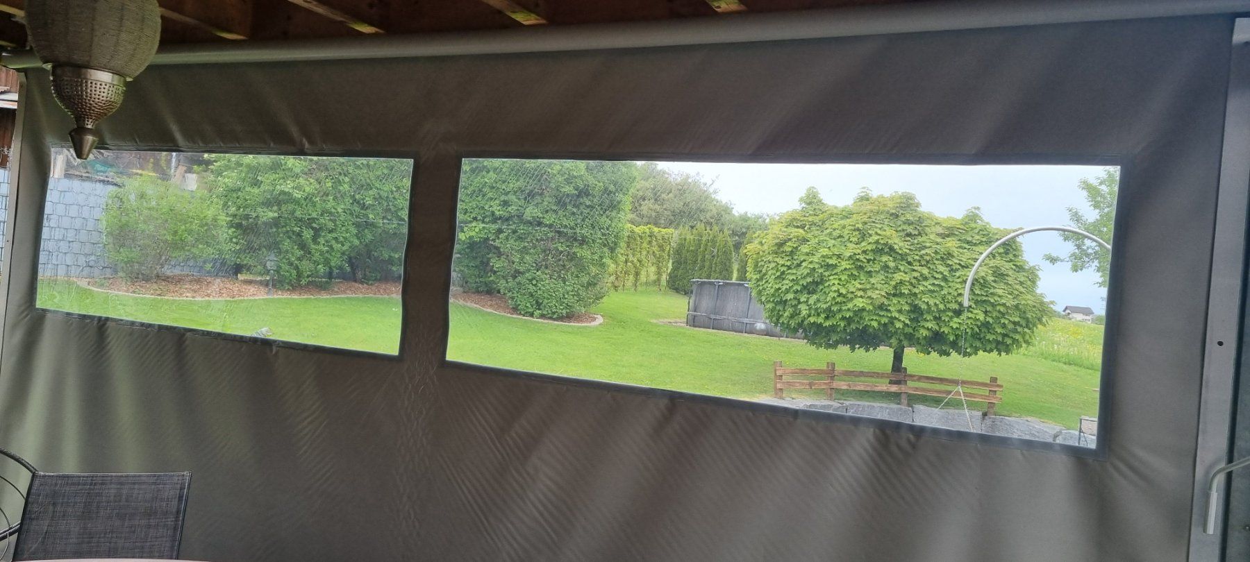 Tende da sole: Balkon Windschutz Rollo, neuwertig – Usato da Gossau SG venduto da juergDaenzer 1
