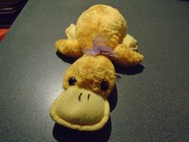 Ente, liegend, gelb, schwer