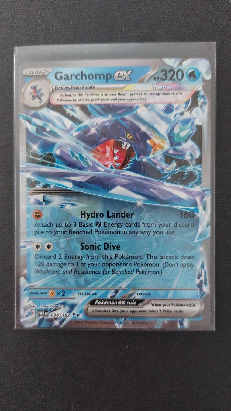 Pokémon Carte collezionabili: Garchomp ex Paradox Rift – Nuovo (secondo la descrizione) da Bellinzona venduto da Pagur