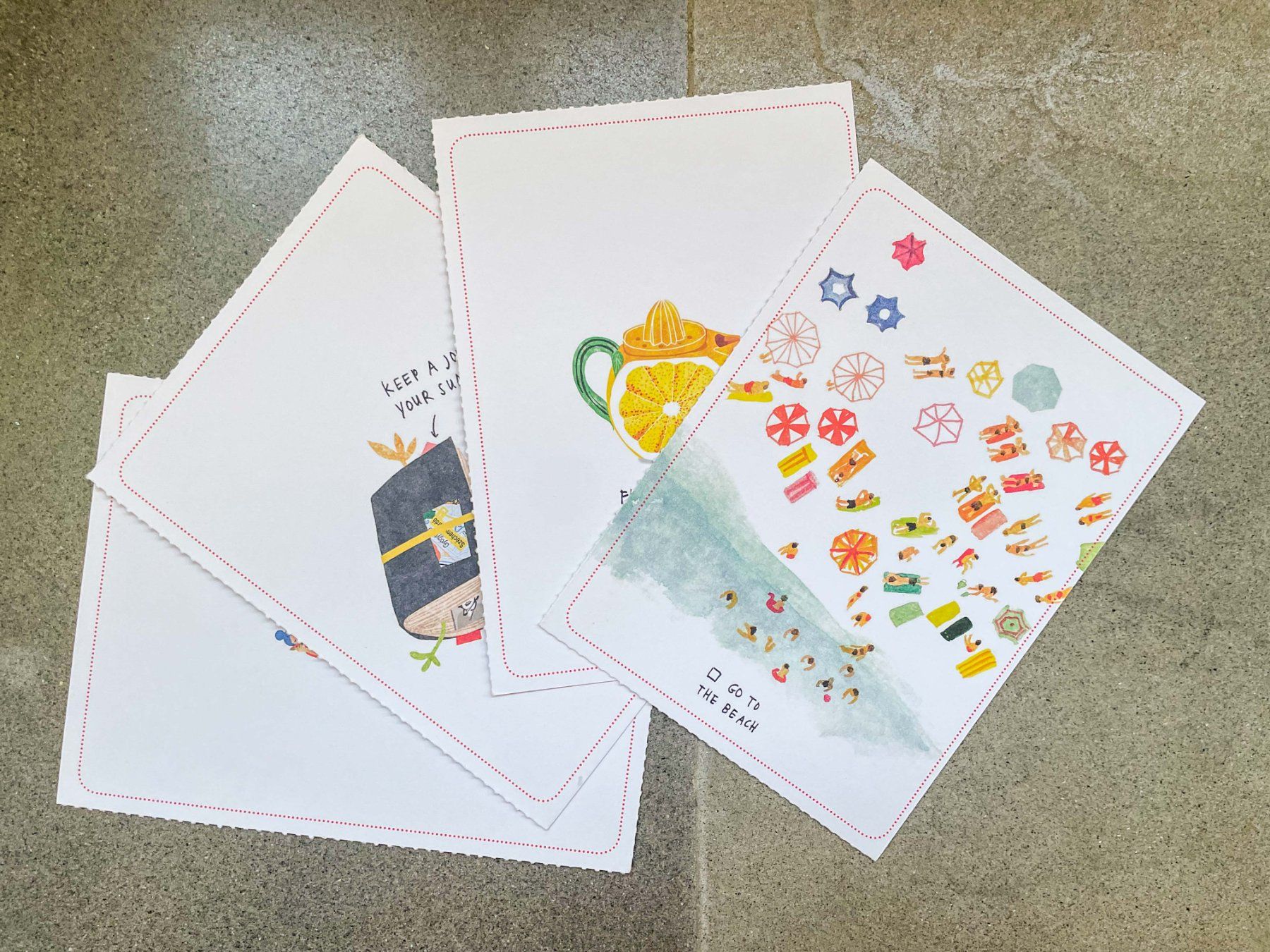 Cartoline postali: Postkarten Flow Magazin: Summer Bucket List – Usato da Zofingen venduto da angito 3