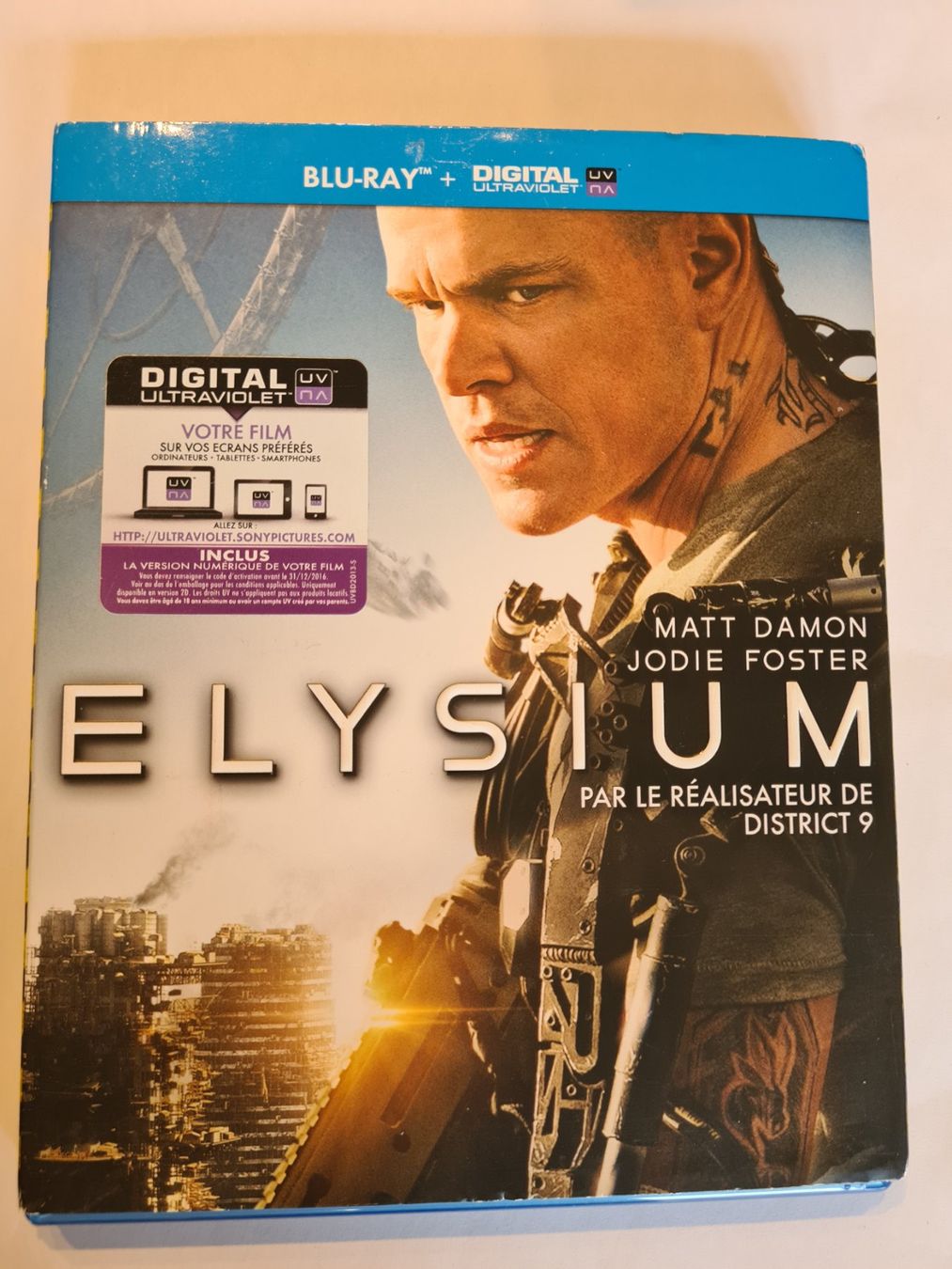 Tutti i DVDs: Blu-ray Elysium - Matt Damon - Ultraviolet Digital HD – Usato da Tavannes venduto da Xeney