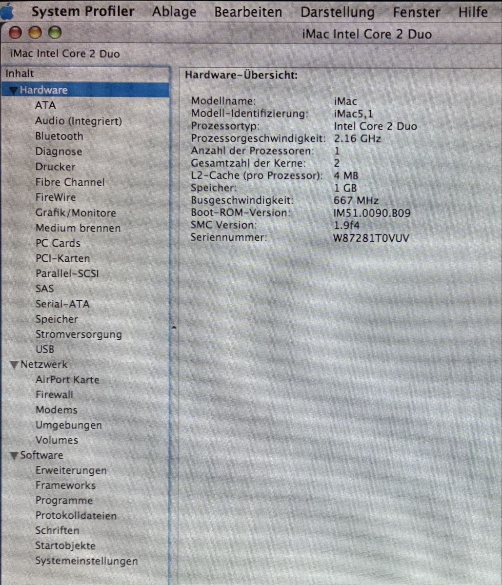 Apple PCs: iMac Intel Core 2 Duo – Gebraucht aus Erlenbach ZH von podiez 3