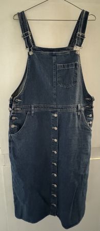 Denim Dungaree Dress Levis Size L