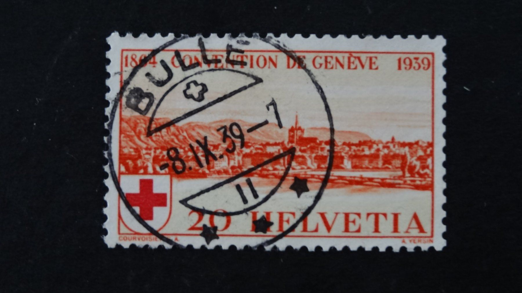Tous les timbres: Vollstempel BULLE  8.IX.39    22 – D'occasion à Anwil par C-DAIHA