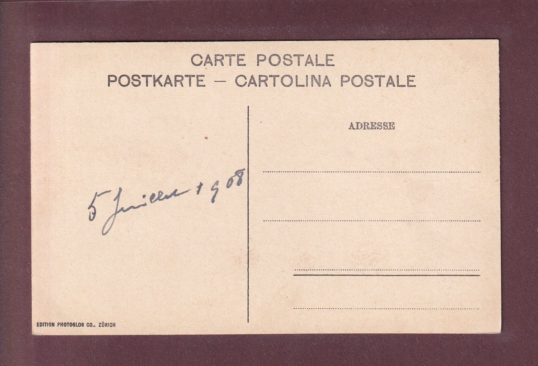 Cartoline postali: Partie an der AXENSTRASSE – Usato da Pully venduto da nicecards 1