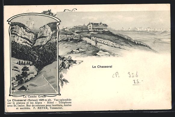 Cartoline postali: Chasseral, Vue splendide sur la plateau  – Usato da Berlin venduto da bartko-reher
