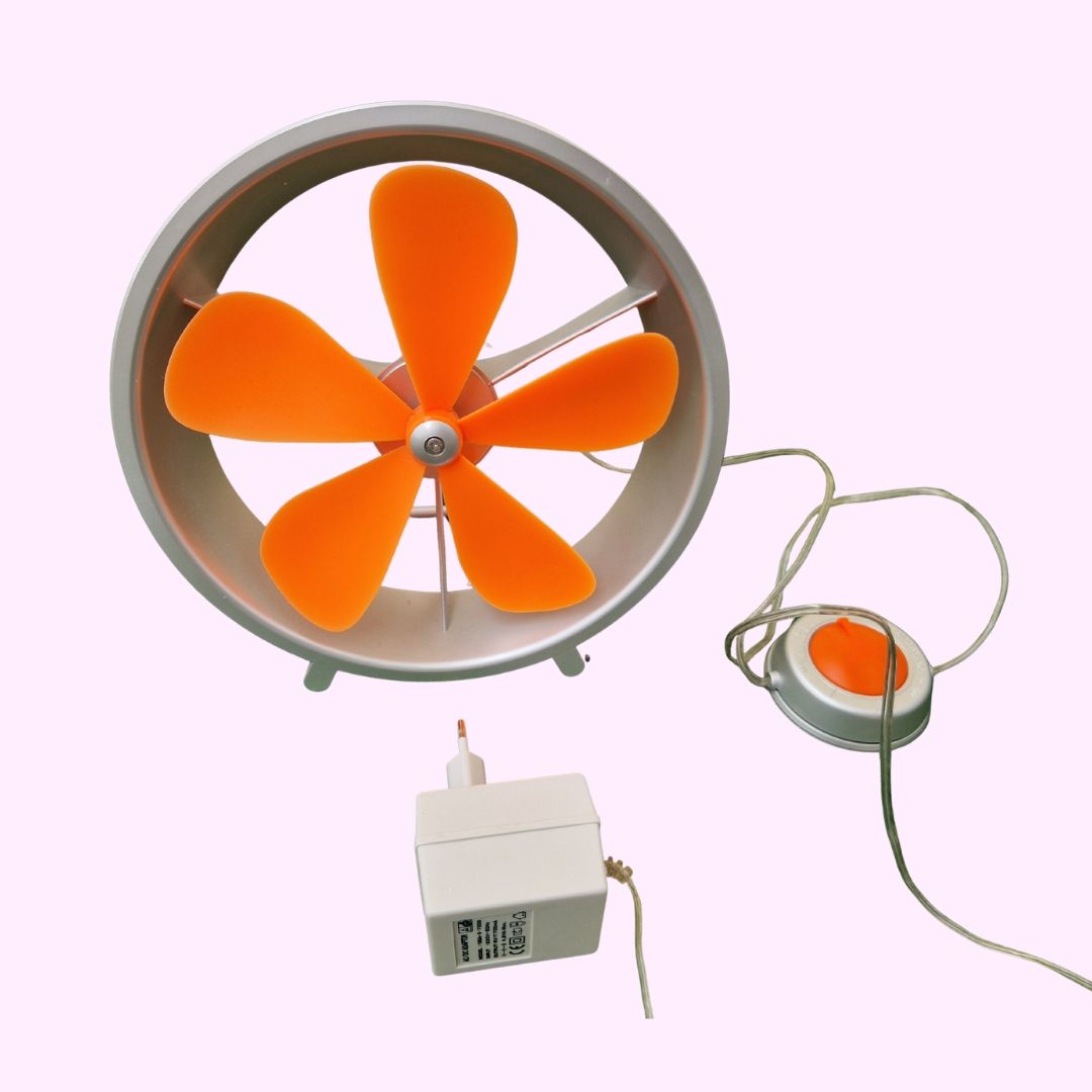 Ventilateurs: Lexon Ventilator orange mit Netzteil  – D'occasion à Bern par Vintagefromthefuture